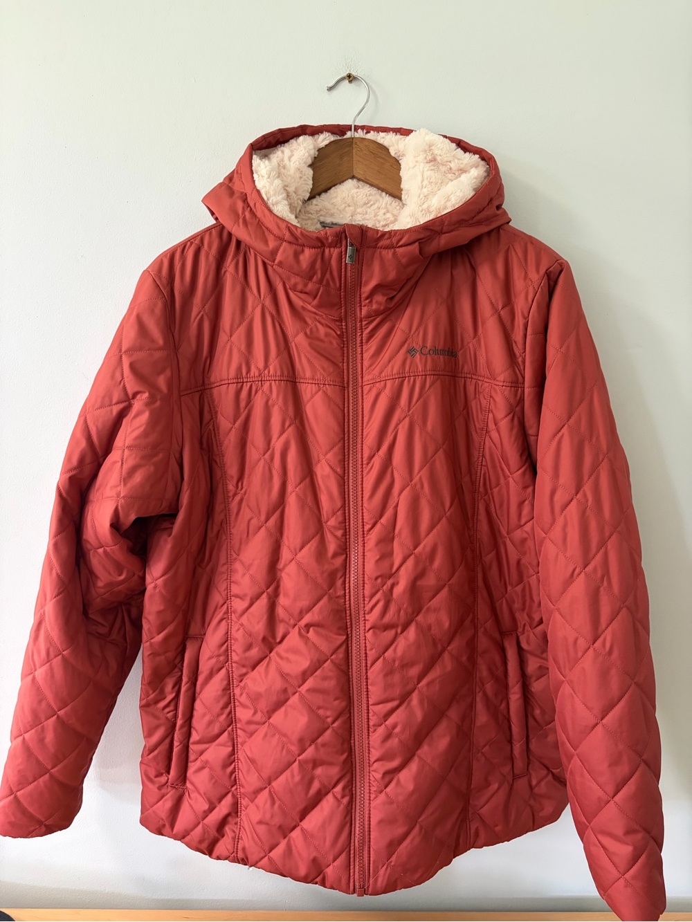 Columbia Quilted Copper Crest Fleece Lined Hooded Jacket - Picture 2 of 14